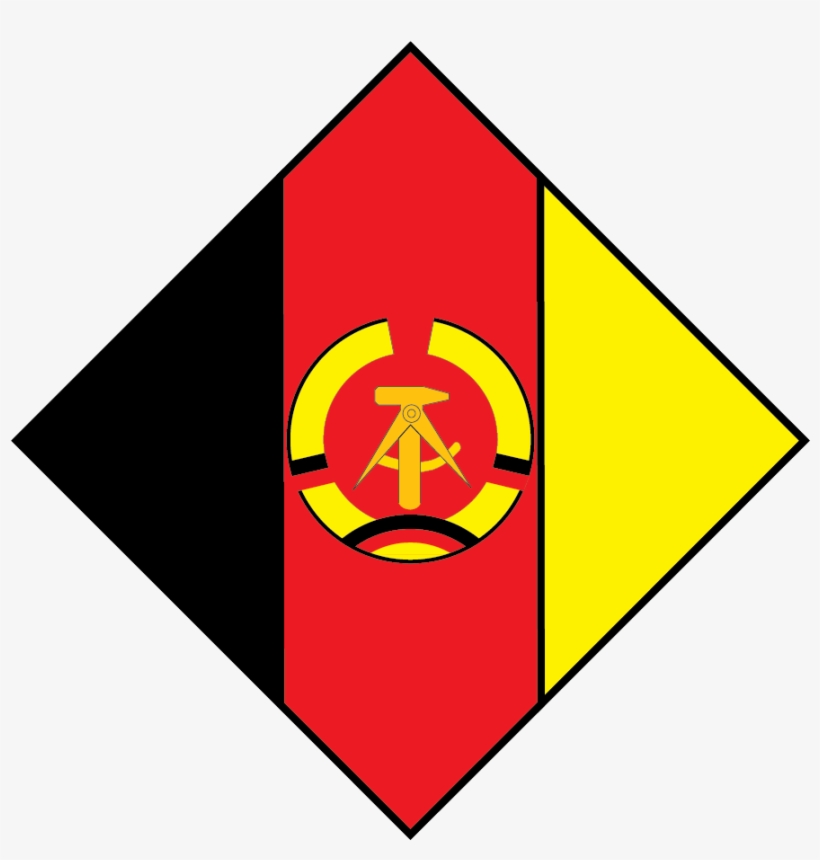 East Germany Flag Clipart Person - East German Air Force Roundel, transparent png download