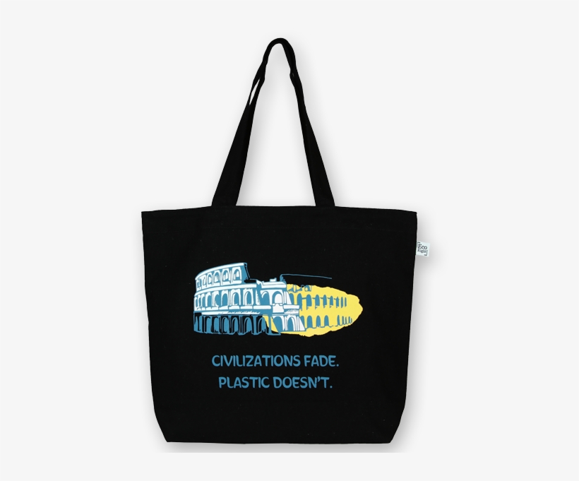 Ecoright Canvas Large Tote Bag, Civilizations Fade - Tote Bag, transparent png download