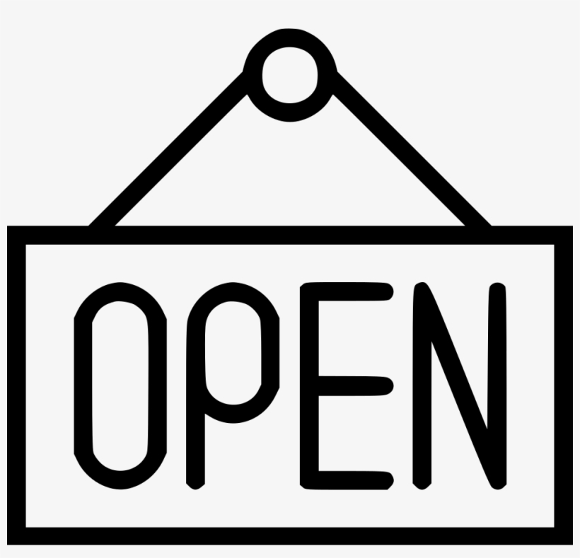 Open Sign Comments, transparent png download