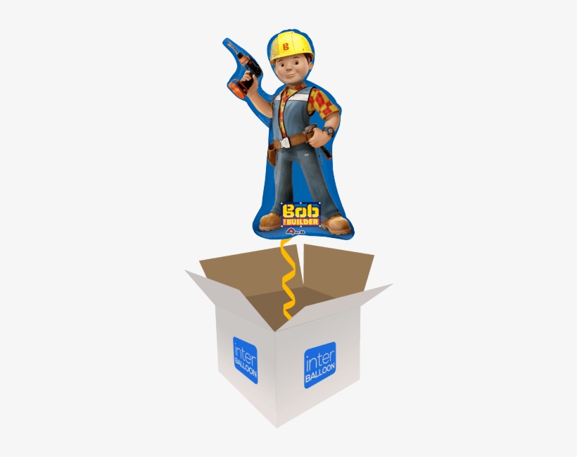 35″ Bob The Builder Supershape - Bob The Builder Balloon, transparent png download