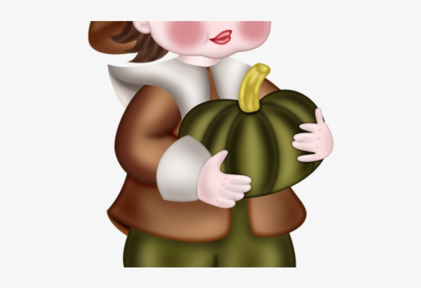 Pilgrim Clipart Accion De Gracias - Cartoon, transparent png download