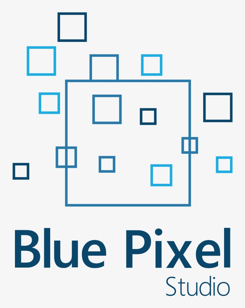 Blue Pixel Studio - Pattern, transparent png download