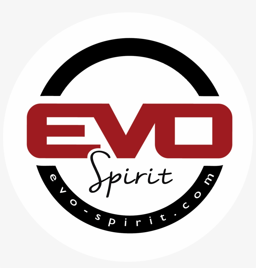 Cropped Evo Spirit Rond Rougeblanc - Electric Skateboard Evo 800 Logo, transparent png download