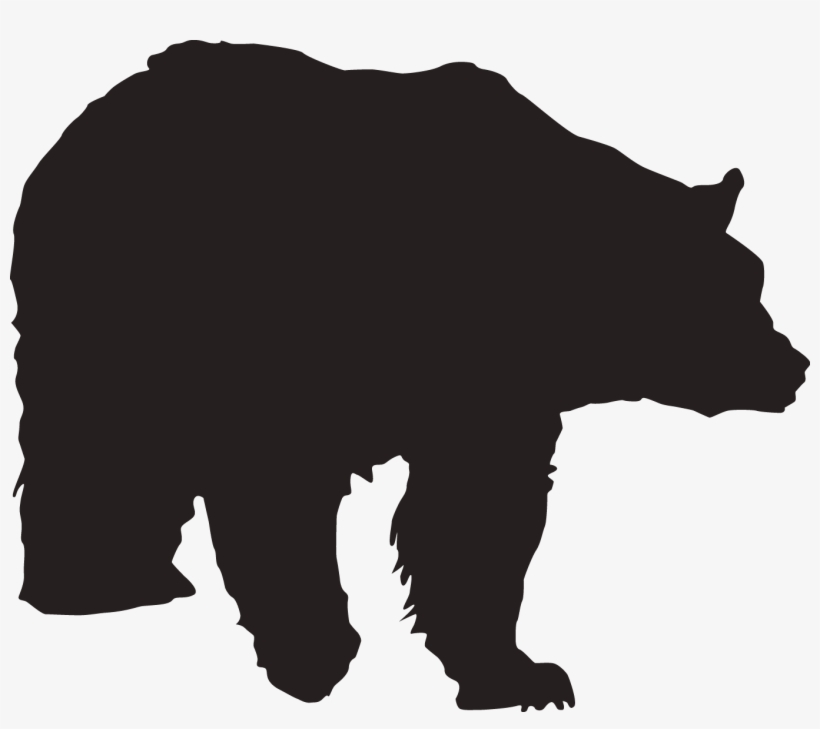 Home - Silhouet Bear Transparant, transparent png download