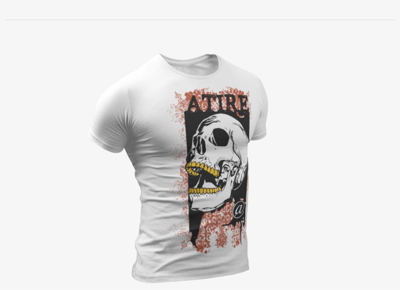 Atire “atrocious” Gold N Grillz Skullz T - Shirt, transparent png download