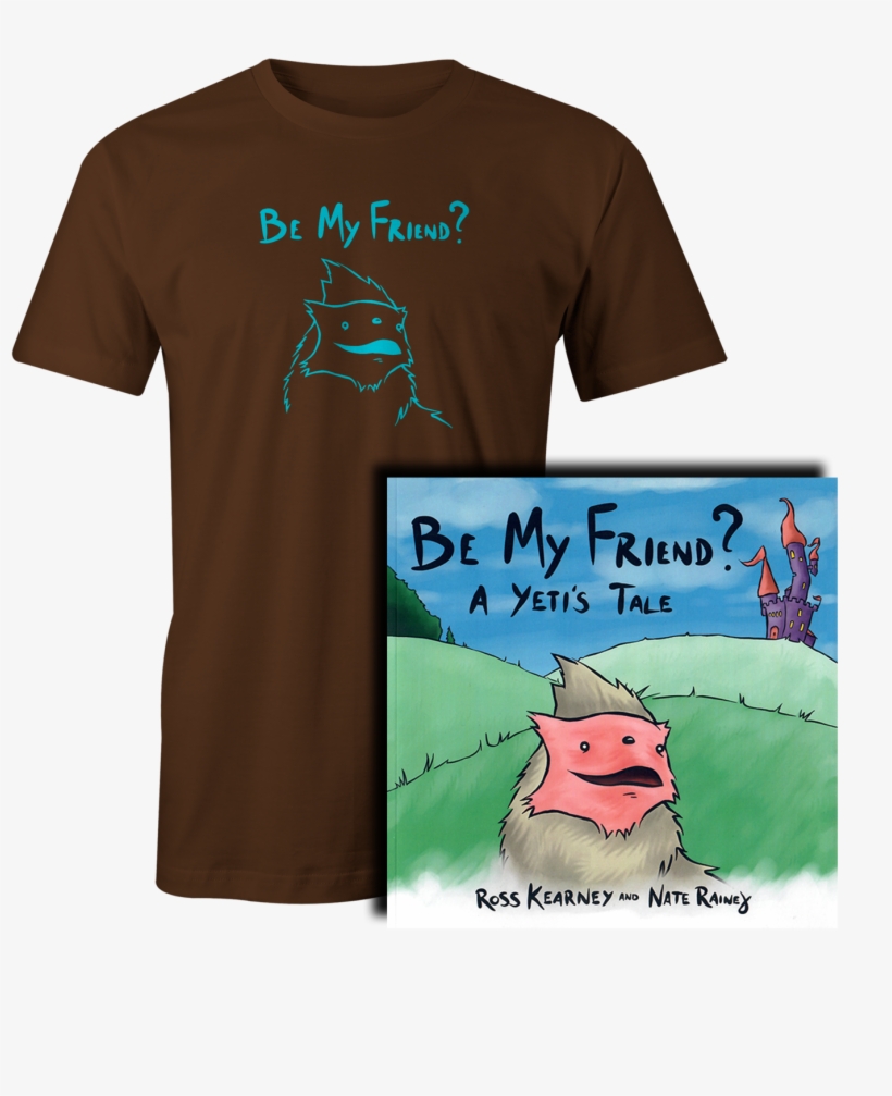 A Yeti's Tale Book/shirt Combo Pack Fun Box Monster - Illustration, transparent png download