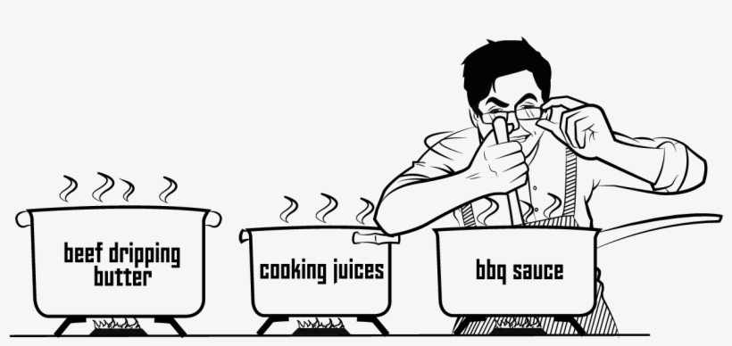 In The Heart Of Cambridge We've Smoked, Pulled, Brined - Cartoon, transparent png download