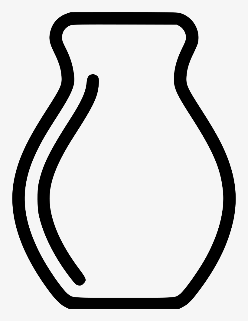 Png File - Vase Icon, transparent png download