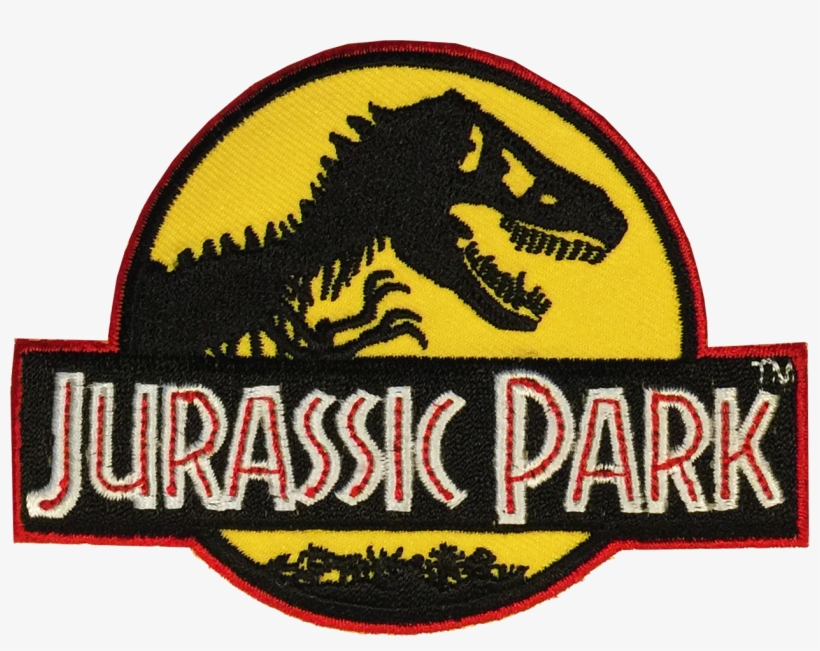 Jurassic Park Logo Patch - Jurassic Park, transparent png download