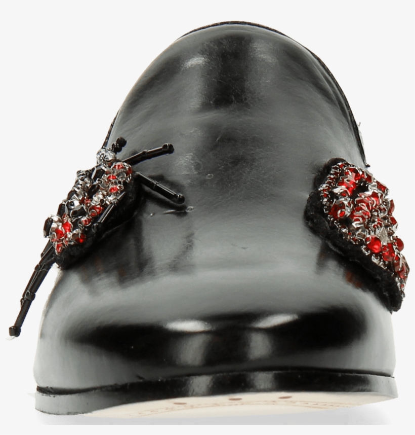 Loafers Scarlett 8 Black Patch Lips Bug - Beetle, transparent png download