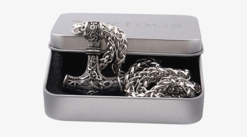 Keel Chain Silver Box - Mjölnir, transparent png download