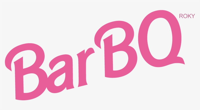 Barbq And Barbie Png Logo - Barbie Logo Parody, transparent png download