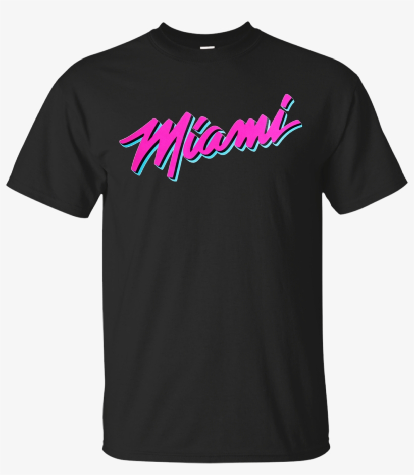 Miami Heat Vice Shirt - Miami Heat Vice Shirt Black, transparent png download