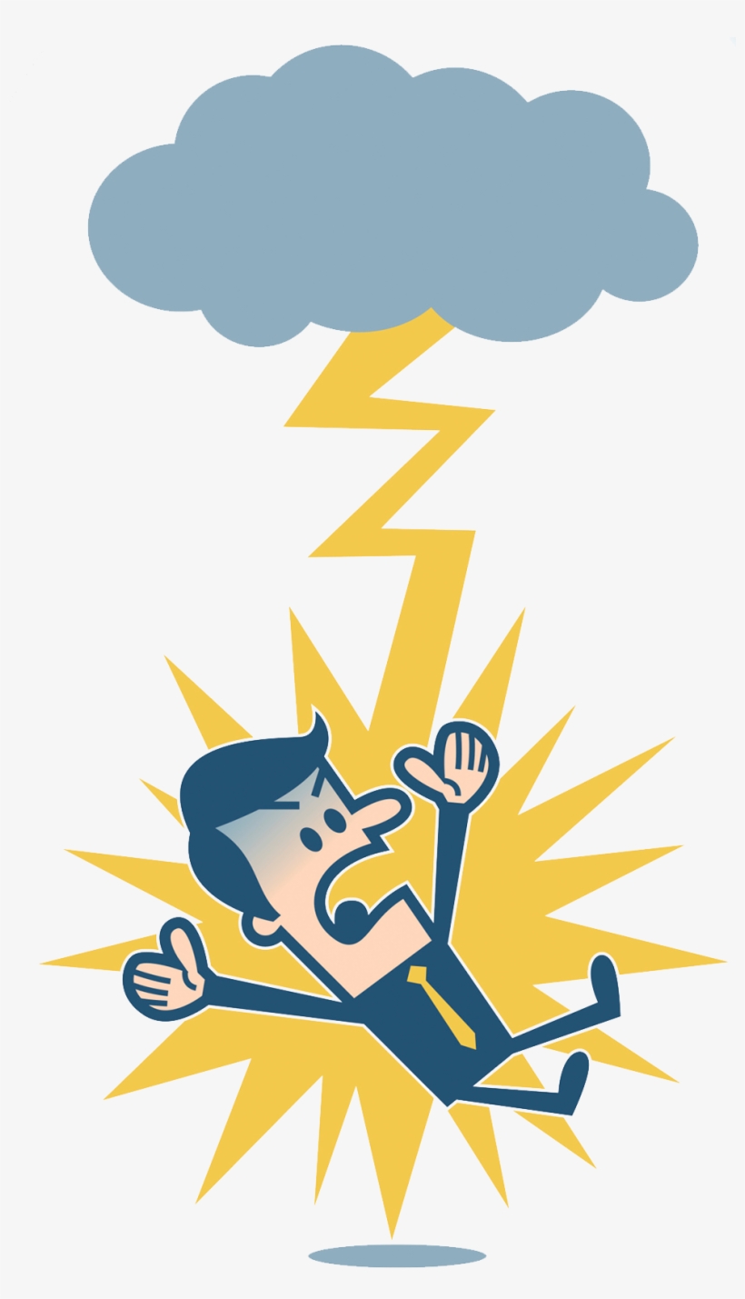 Electrical Clipart Yellow Lightning - Relâmpago Perigo, transparent png download