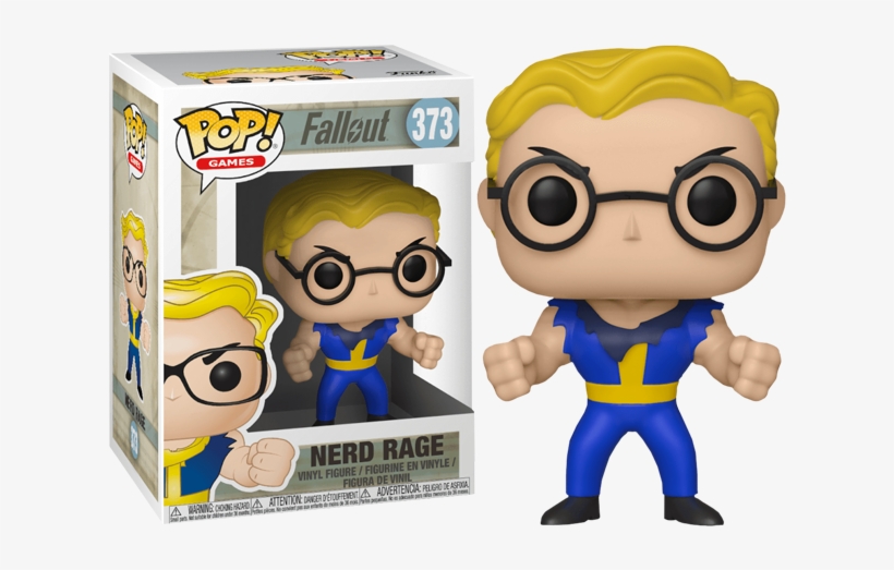 Funko Pop Vinylové Figurky Vault Boy Nerd Rage Png, transparent png download