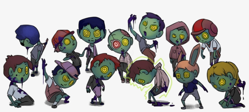 Squishy Games Is A Studio Of Brain-loving Zombies From - Cartoon, transparent png download
