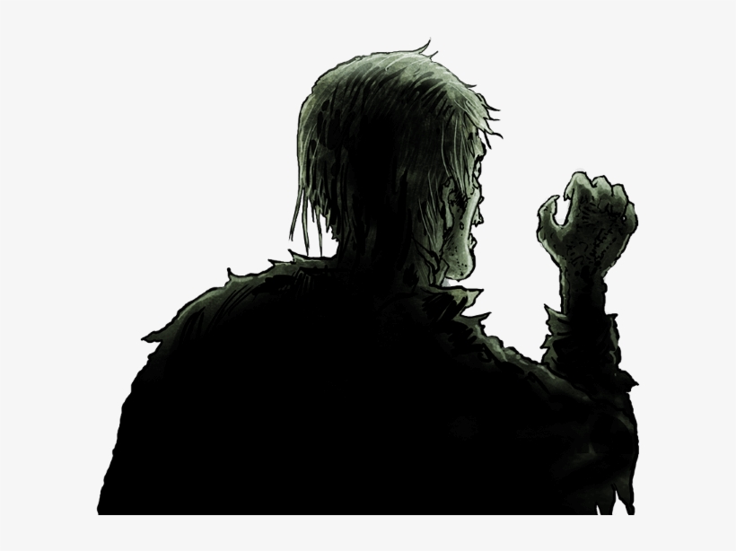 Hilf Peter, Der Hungrigen Zombie-horde Zu Entkommen - Silhouette, transparent png download