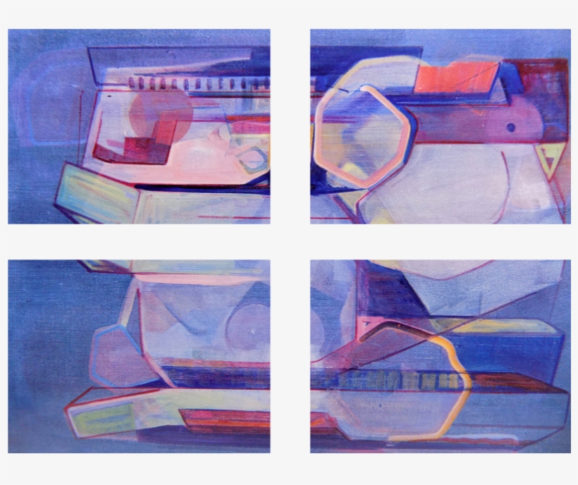 Four Print Square - Modern Art, transparent png download