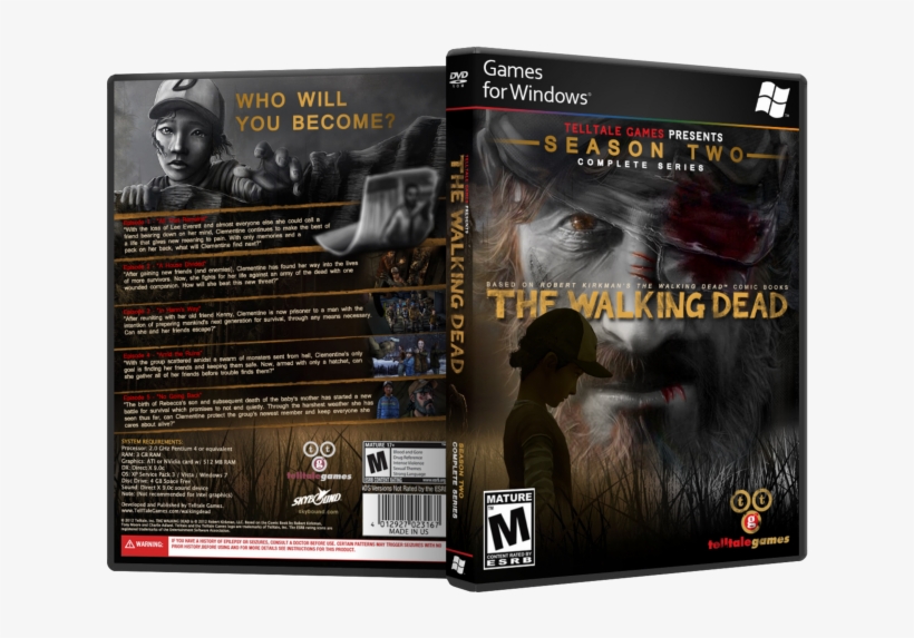 The Walking Dead - Pc Game, transparent png download