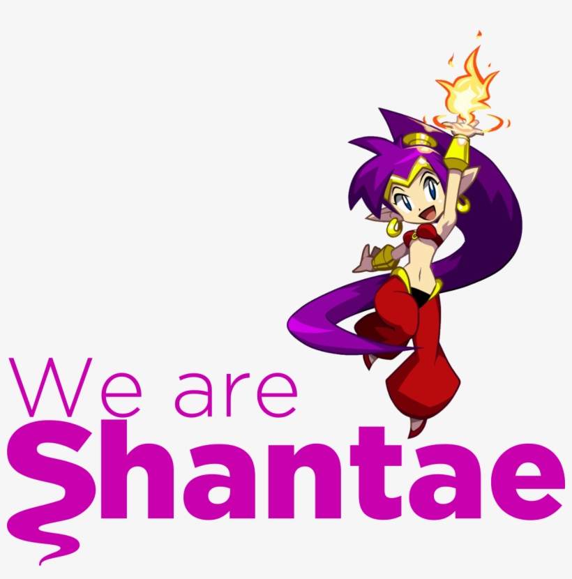 We Are Shantae Note - Shantae Half 1 2 Genie Hero, transparent png download