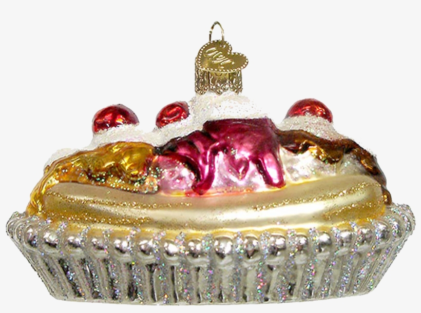 32066 Banana Split Silver Dish - Cake, transparent png download