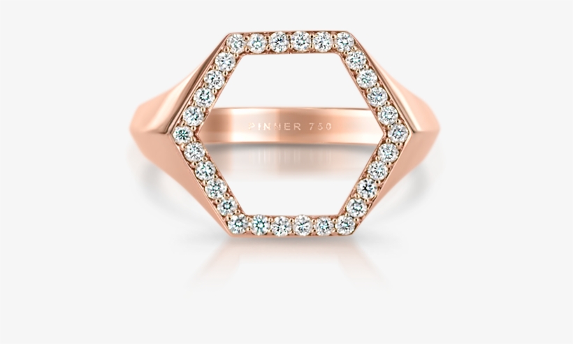 Sen Open Ring With Diamonds - Ring, transparent png download