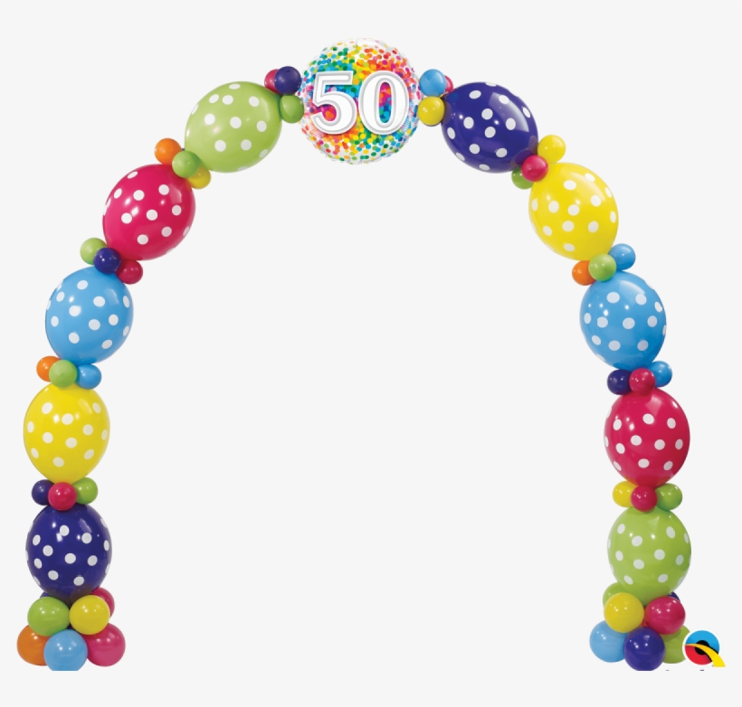 Birthday Confetti Arch - Qualatex, transparent png download