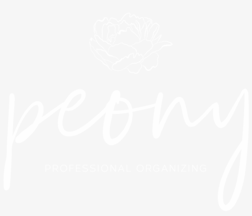 Peony Professional Organizing Seattle Wa - Png Format Twitter Logo White, transparent png download