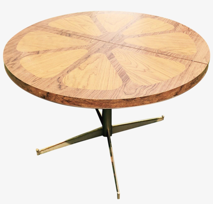 Walter Of Wabash Mid Century Modern Orange Slice Table - Coffee Table, transparent png download