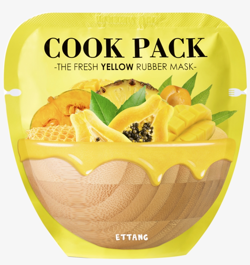 [ettang] Cook Pack The Fresh Rubber Mask Yellow - Ettang Cook Pack The Fresh Rubber Mask, transparent png download