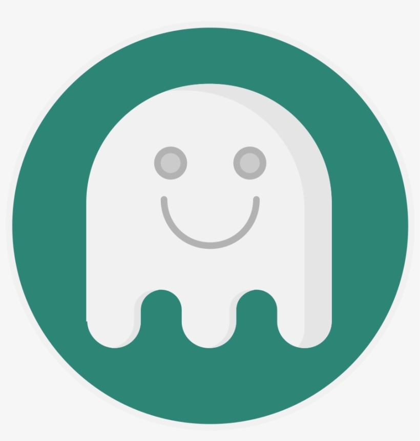 Creative Tail Halloween Ghost - Circle, transparent png download