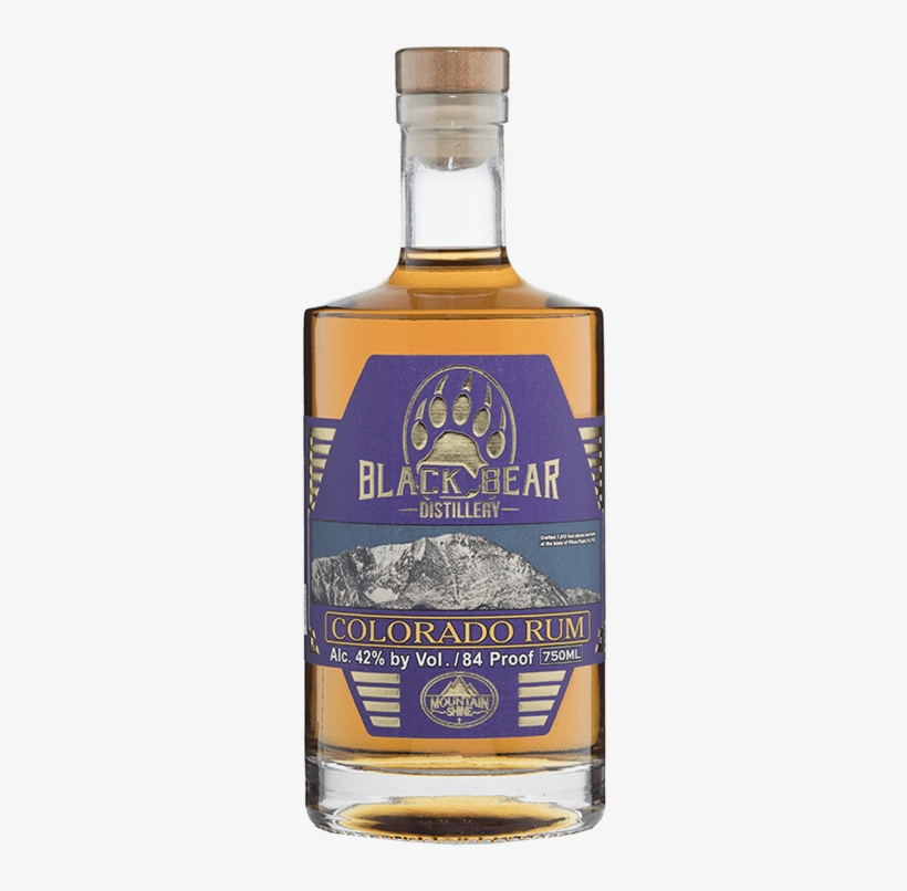 Black Bear Distillery Colorado Rum 750ml Buy Online - Grain Whisky, transparent png download
