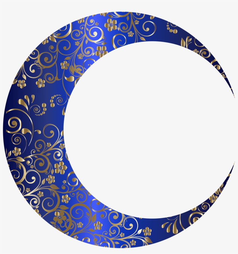 Gold Floral Crescent Mark Ii Icons Png - Moon Crescent Png, transparent png download