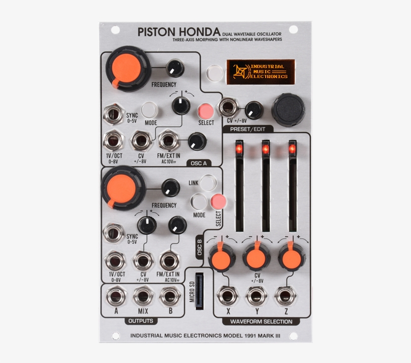 Industrial Music Electronics Piston Honda Mk Iii - Piston Honda Iii, transparent png download