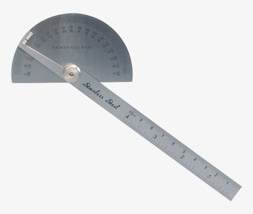8" Round Protractor Rok - Ruler, transparent png download