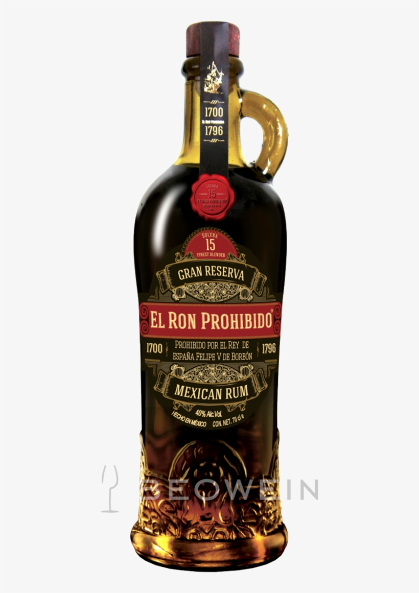 Prohibido Habanero El Ron 40% 0 7l, transparent png download