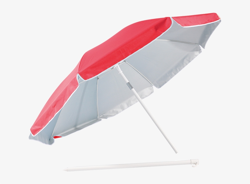 Uv Coated Beach Umbrella - Umbrella, transparent png download