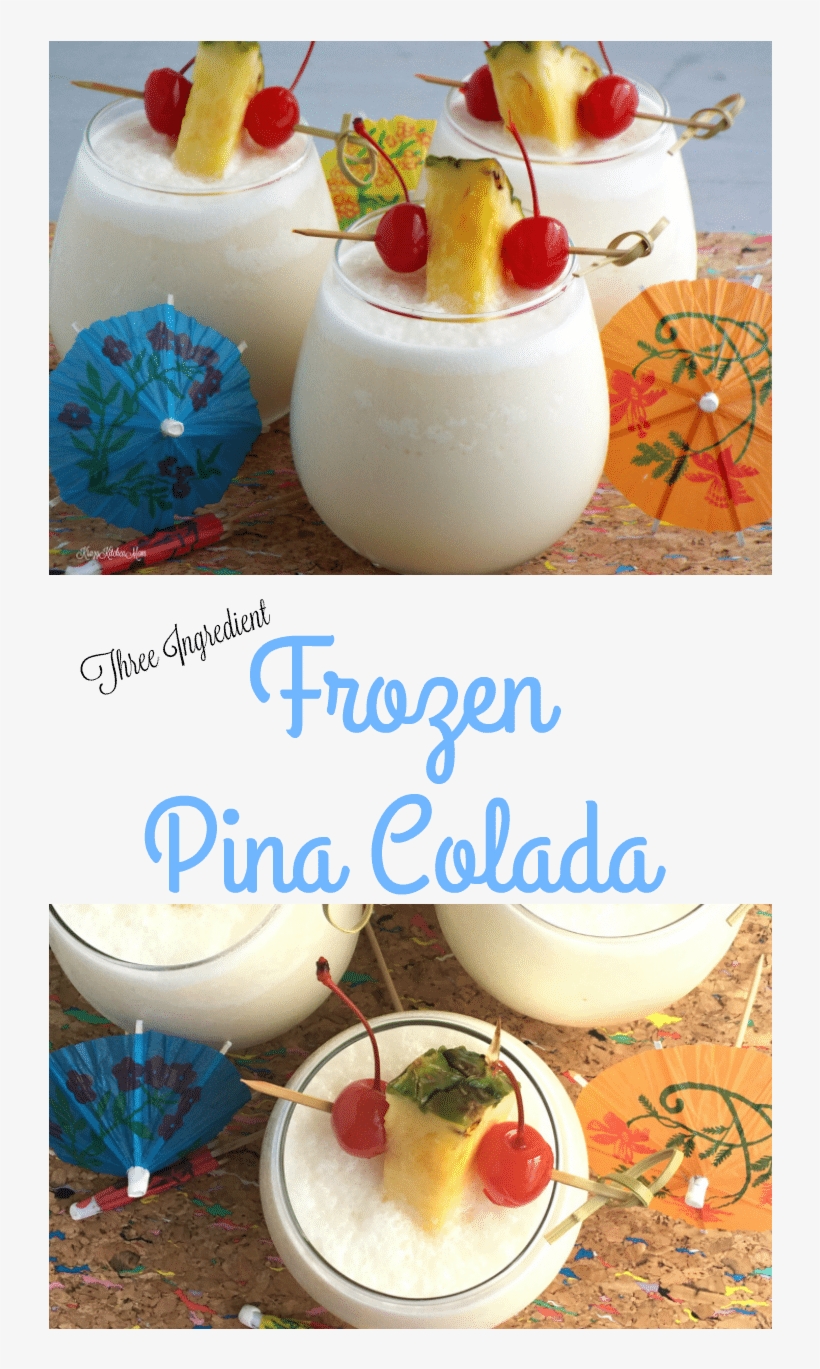 Three Ingredient Frozen Pina Colada - Pina Colada, transparent png download