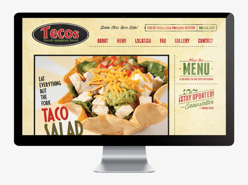 Tecos Fresh Mexican Food - Vegetarian Food, transparent png download