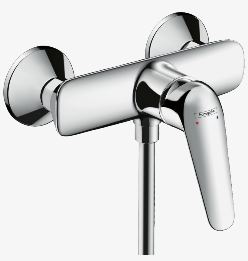 Single Lever Shower Mixer For Exposed Installation - Hansgrohe Novus, transparent png download