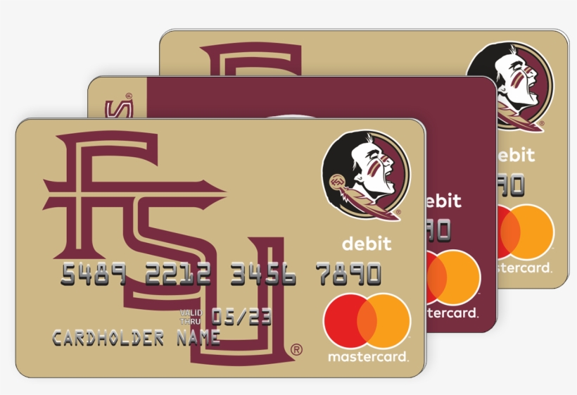 Florida State Seminoles Fancard Prepaid Mastercard - Graphic Design, transparent png download