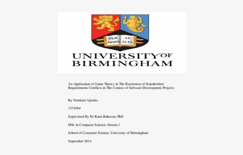 Docx - University Of Birmingham, transparent png download