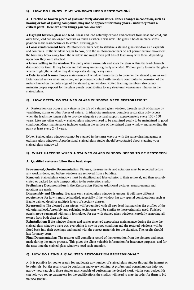 How Do I Know If My Windows Need Restoration A - Document, transparent png download