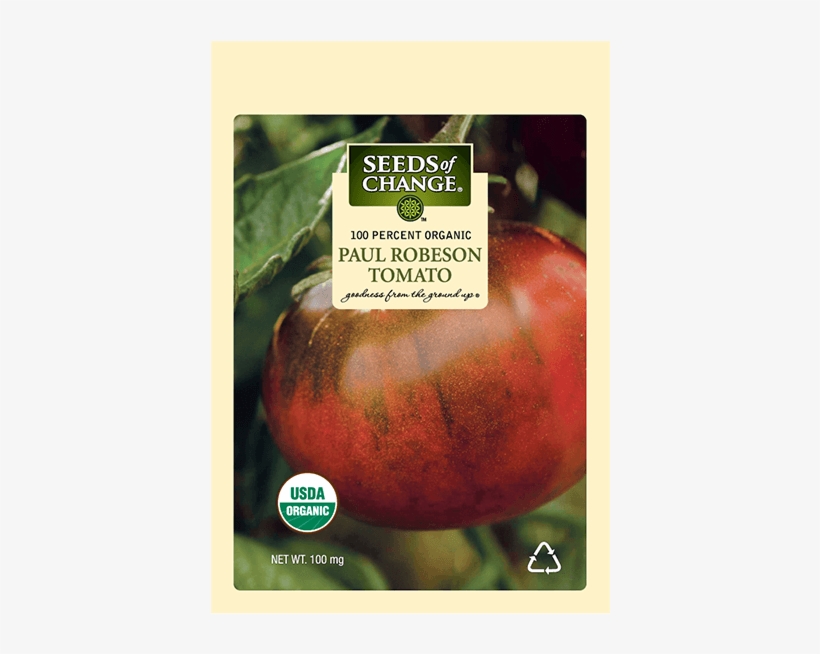 Organic Paul Robeson Tomato Seeds - Seeds Of Change, transparent png download
