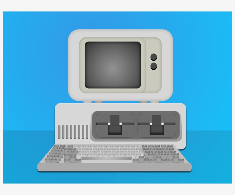 Old Pc - Personal Computer, transparent png download