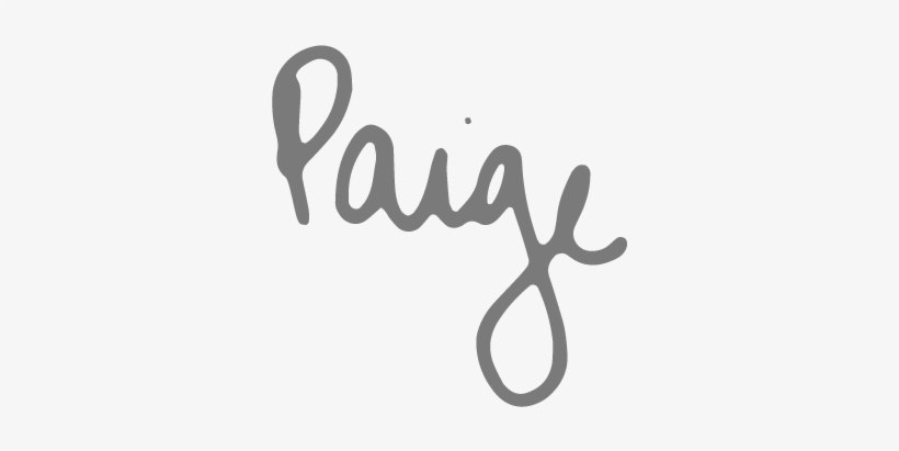 Paige Schwitters Signature - Calligraphy, transparent png download