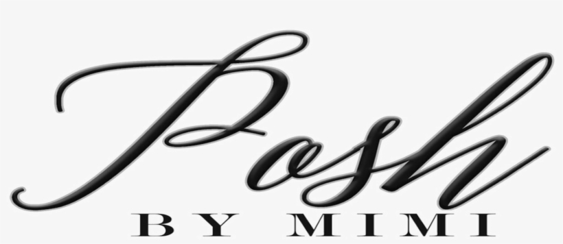 Posh Spa By Mimi - Calligraphy, transparent png download