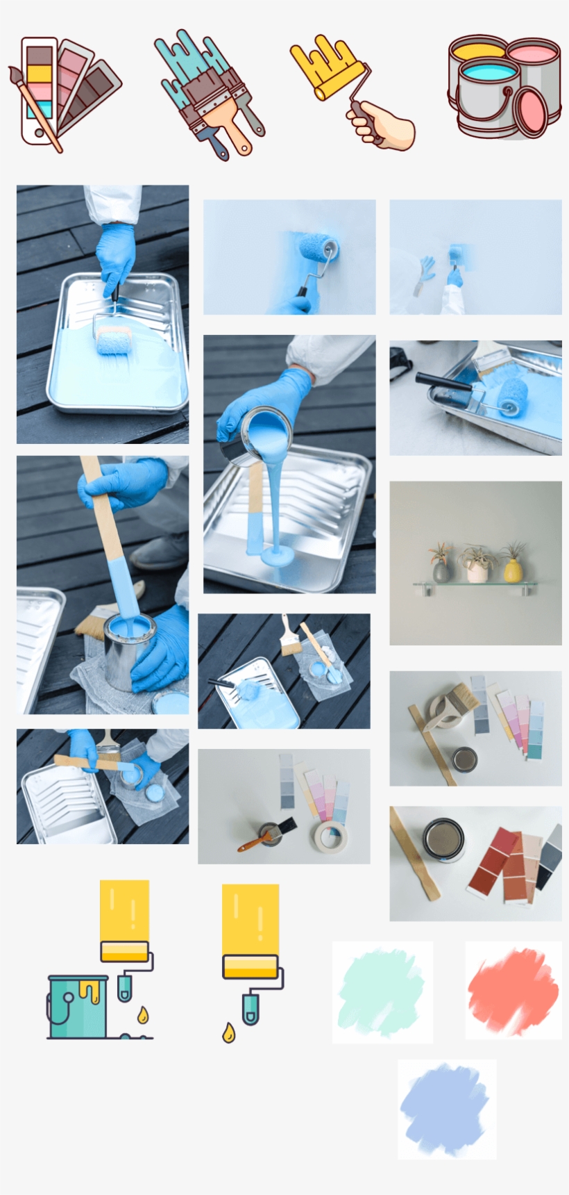 Divi Painting Service Layout Pack - Floor, transparent png download