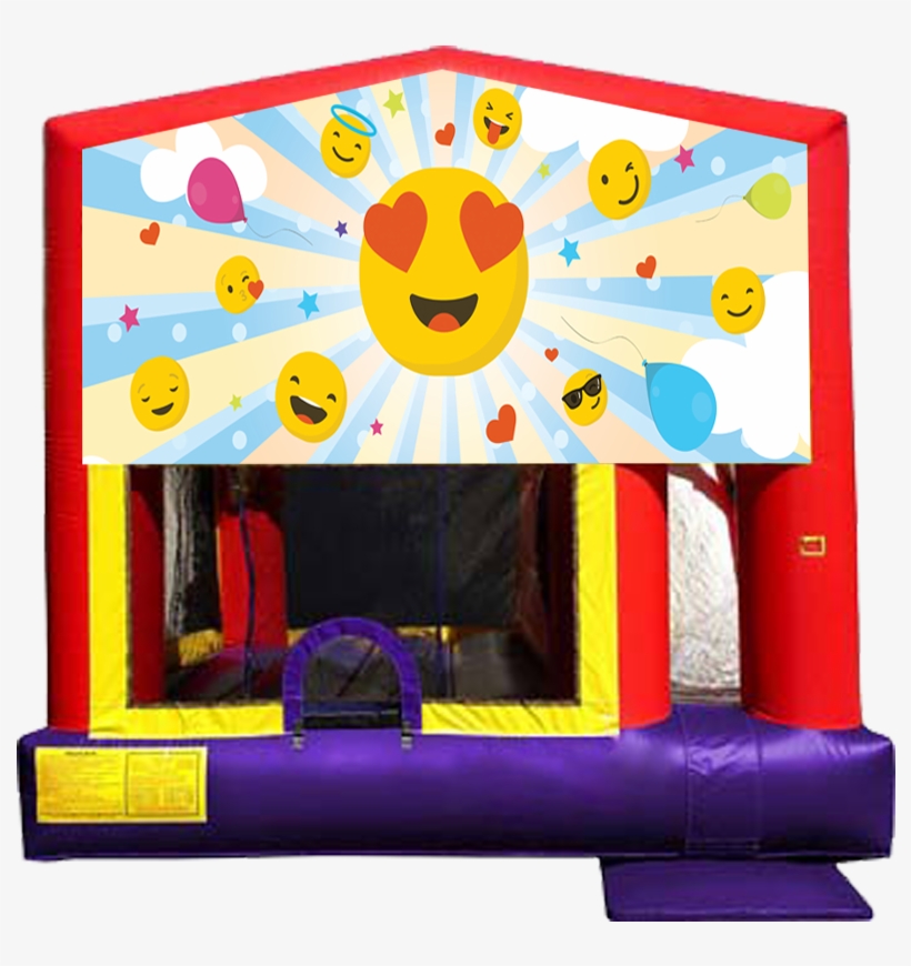 Emoji Combo 4 In 1 From Awesome Bounce Of Michigan - Bounce House, transparent png download