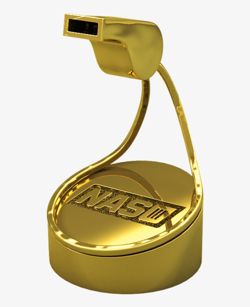 Foxcroft Golden Whistle - Gold, transparent png download